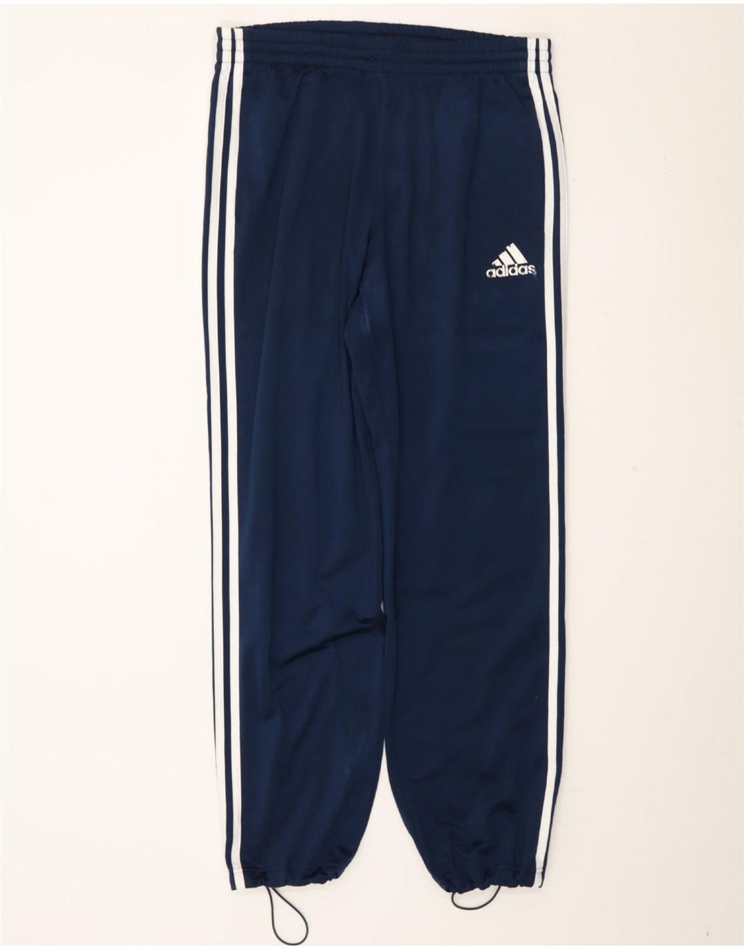 ADIDAS Mens Tracksuit Trousers Joggers UK 40/42 Medium  Navy Blue Vintage Adidas and Second-Hand Adidas from Messina Hembry 
