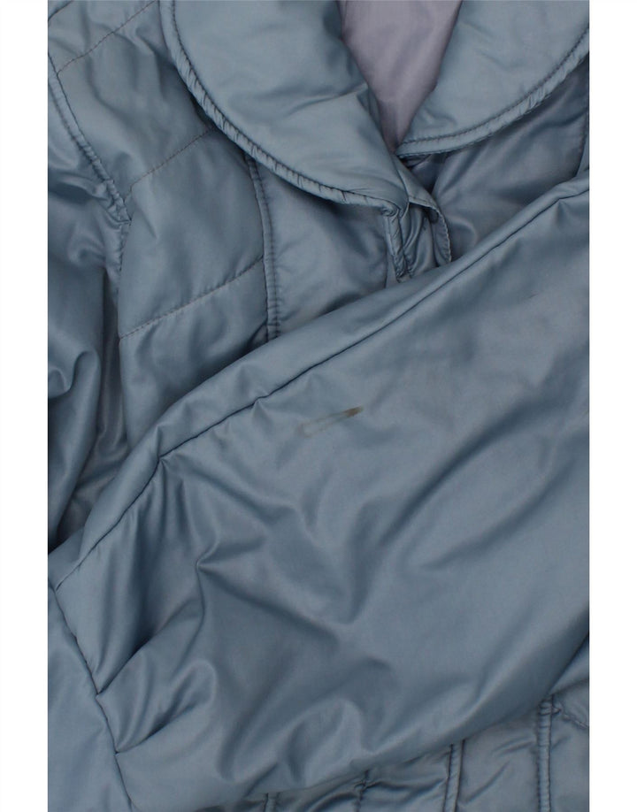 VINTAGE Womens Padded Coat UK 18 XL Blue Polyester Vintage Vintage and Second-Hand Vintage from Messina Hembry 