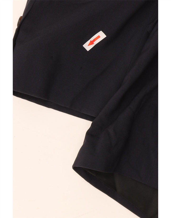 Brooks Brothers Mens 2 Button Blazer Jacket UK 40 Large Navy Blue Wool