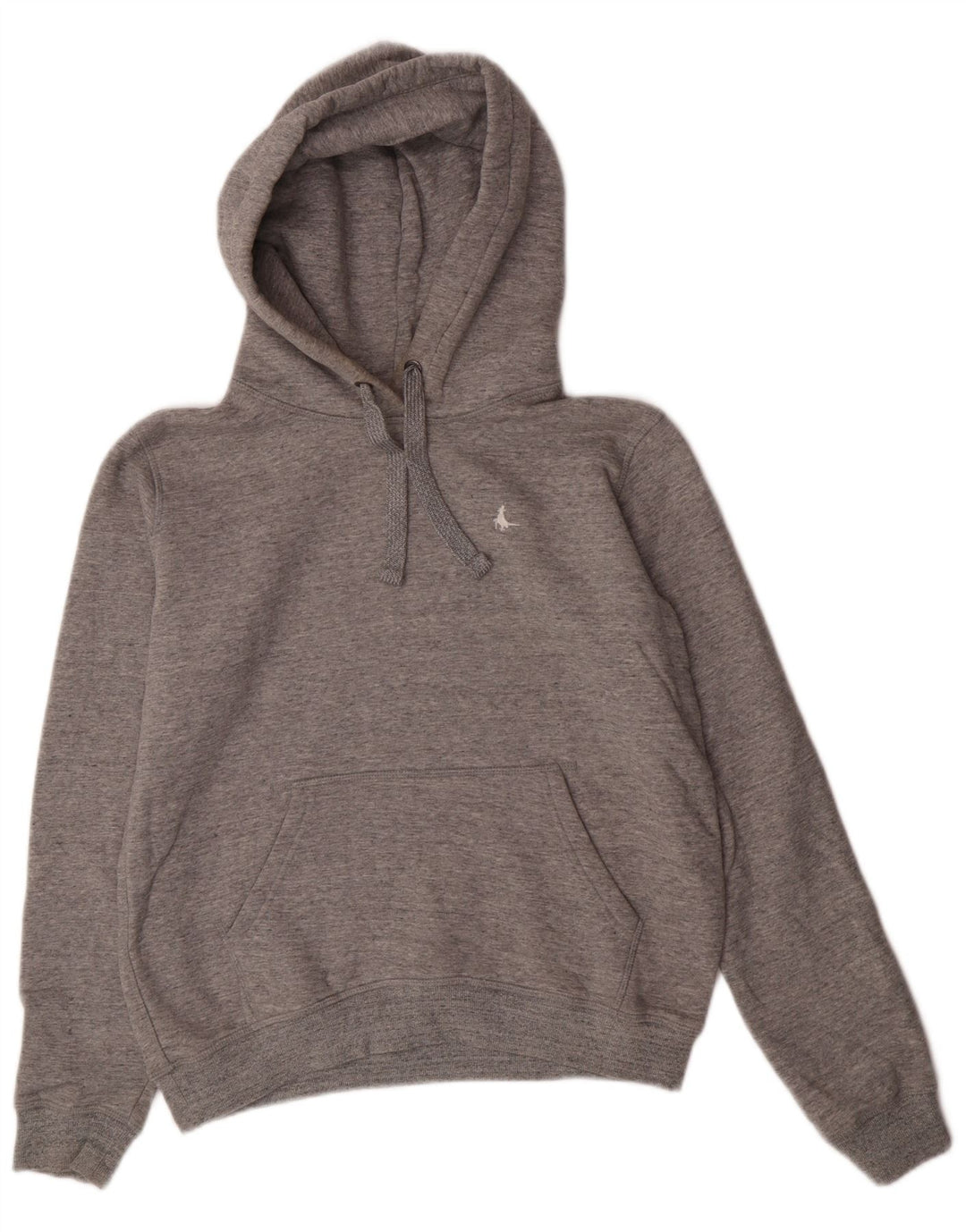 Jack Wills Womens Hoodie Jumper UK 8 Small Grey Cotton