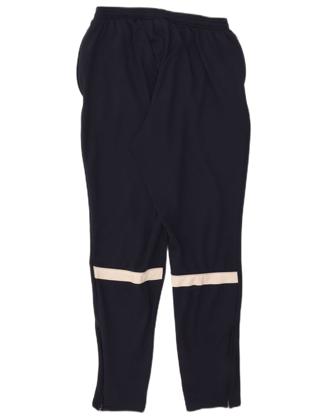 Nike Mens Dri Fit Tracksuit Trousers Large  Navy Blue Polyester