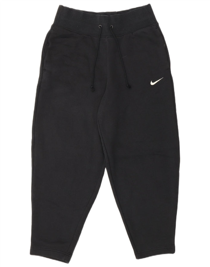 Nike Womens Tracksuit Trousers Joggers UK 10 Small Black Cotton