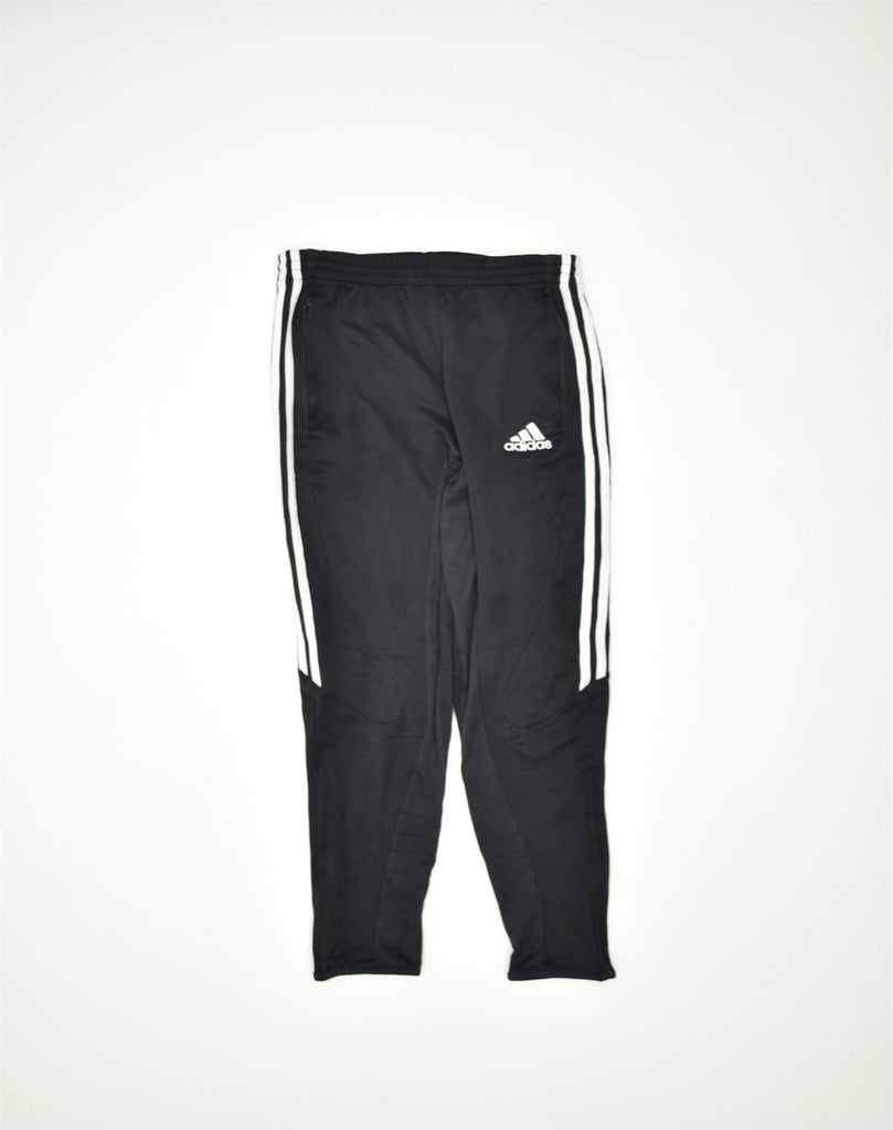 ADIDAS Mens Tracksuit Trousers Medium Black Polyester | Vintage | Thrift | Second-Hand | Used Clothing | Messina Hembry 