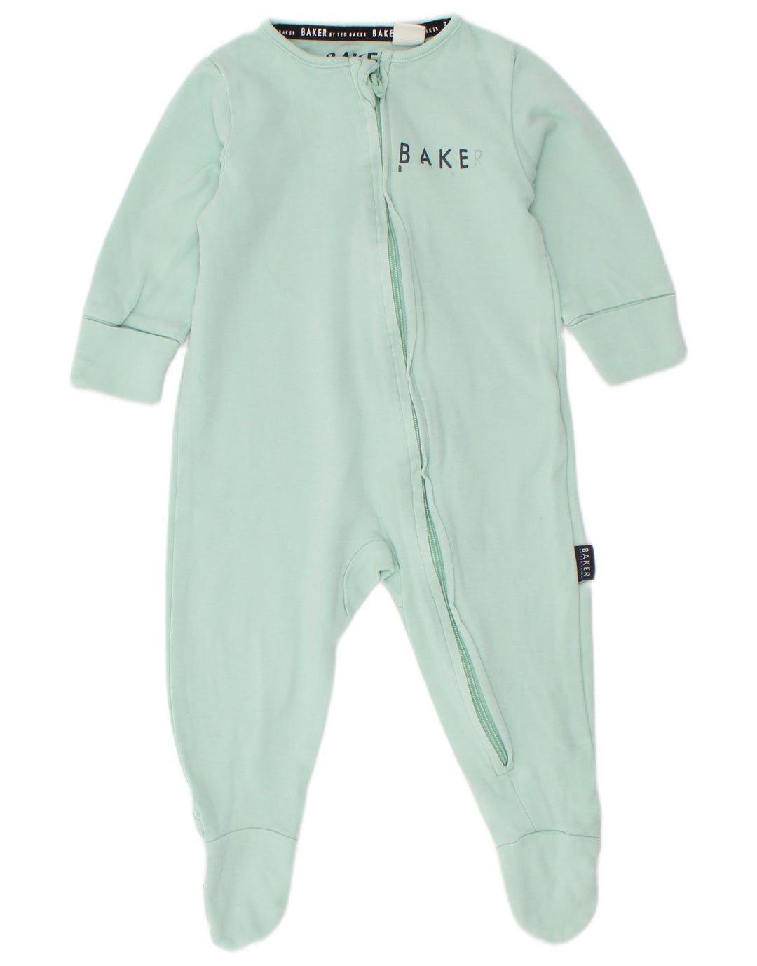 Ted Baker Baby Boys Graphic Long Sleeve Jumpsuit 3-6 Months Turquoise