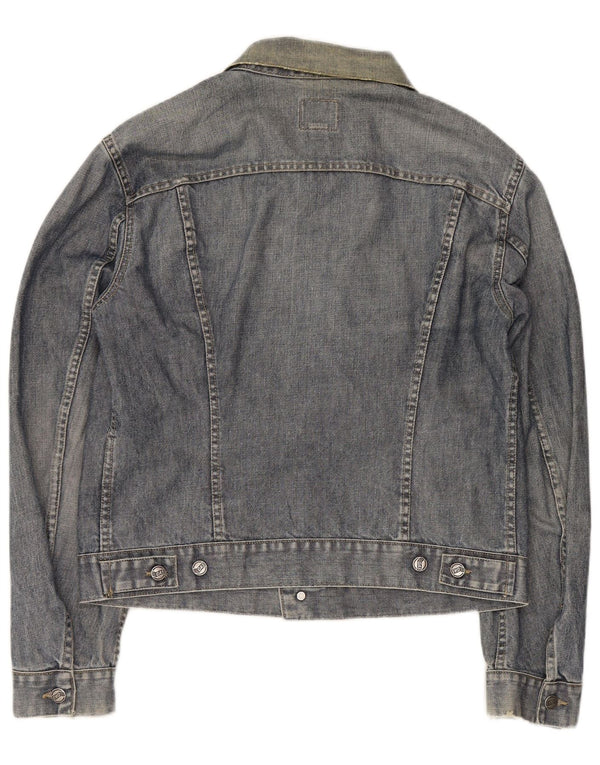 Gas Womens Denim Jacket UK 18 XL Blue Cotton
