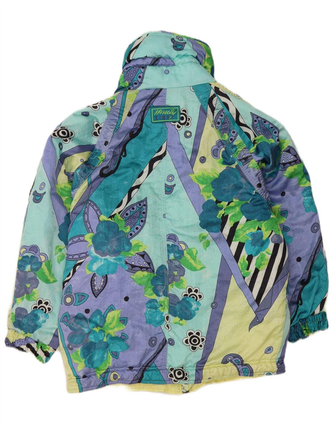 Ninety Eight Womens Windbreaker Jacket UK 18 XL Multicoloured Floral