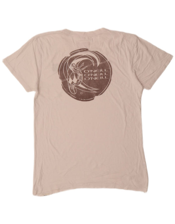 O'Neill Mens Graphic T-Shirt Top Medium White Cotton