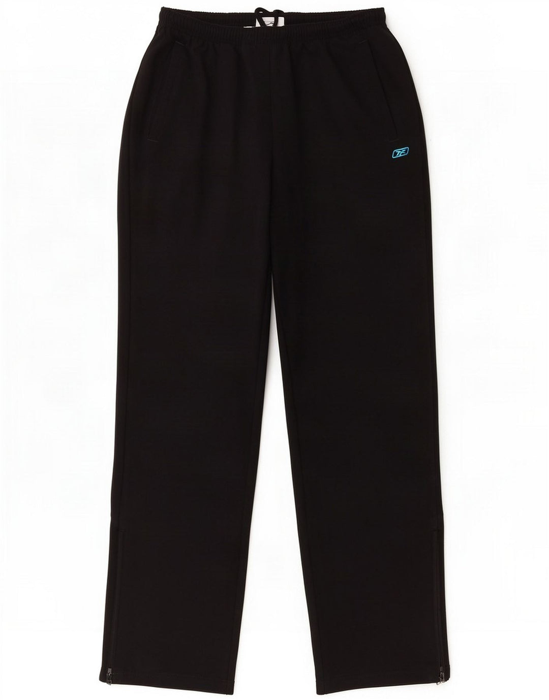Reebok Mens Tracksuit Trousers Large Black Polyester
