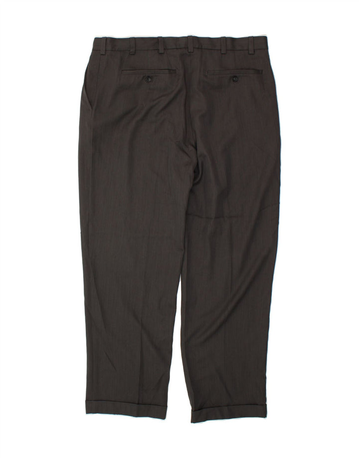 IZOD Mens Pegged Chino Trousers W38 L32 Grey Polyester Vintage Izod and Second-Hand Izod from Messina Hembry 