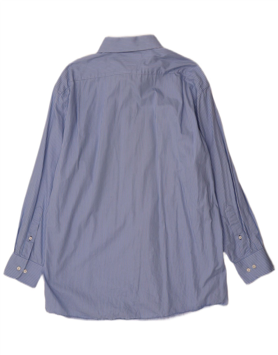 Tommy Hilfiger Mens Regular Fit Shirt Size 16 1/2 Large Blue Pinstripe