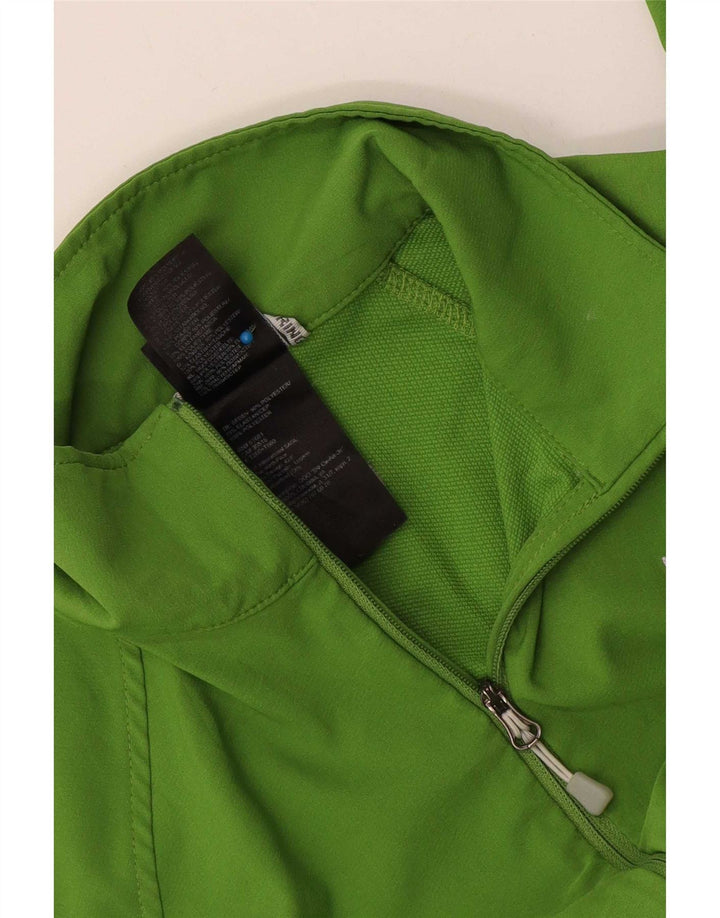 The North Face Womens Tracksuit Top Jacket UK 10 Small Green Polyester