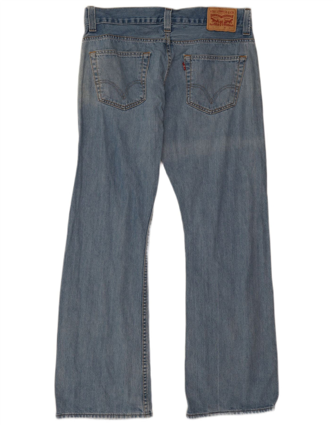 Levi's Mens 551 Bootcut Jeans W36 L32 Blue Cotton