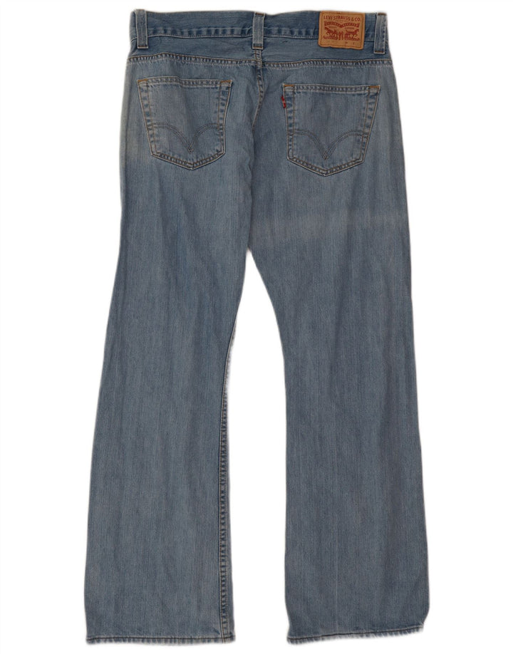 Levi's Mens 551 Bootcut Jeans W36 L32 Blue Cotton