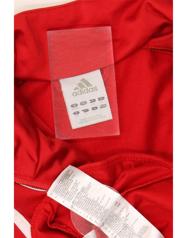 ADIDAS Mens TSV 08 Kulmbach Tracksuit Top Jacket UK 38/40 Medium Red Vintage Adidas and Second-Hand Adidas from Messina Hembry 