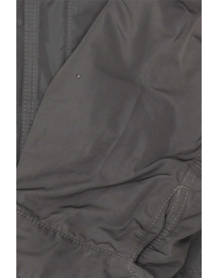 Marks & Spencer Mens Utility Jacket UK 46 3XL Grey Polyester