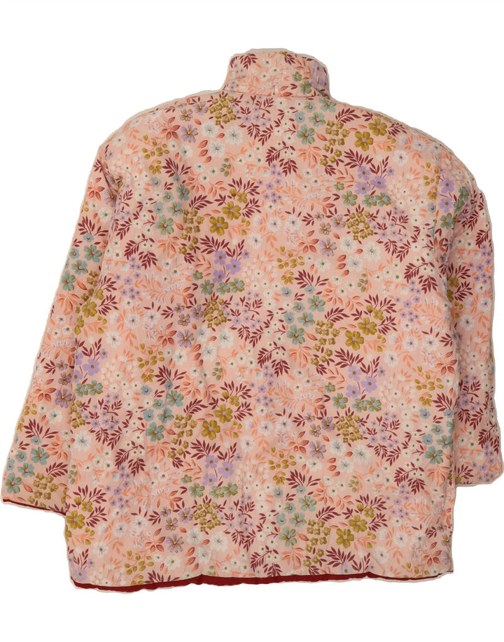 VINTAGE Girls Oversized Reversible Jacket 13-14 Years Red Polyester Vintage Vintage and Second-Hand Vintage from Messina Hembry 