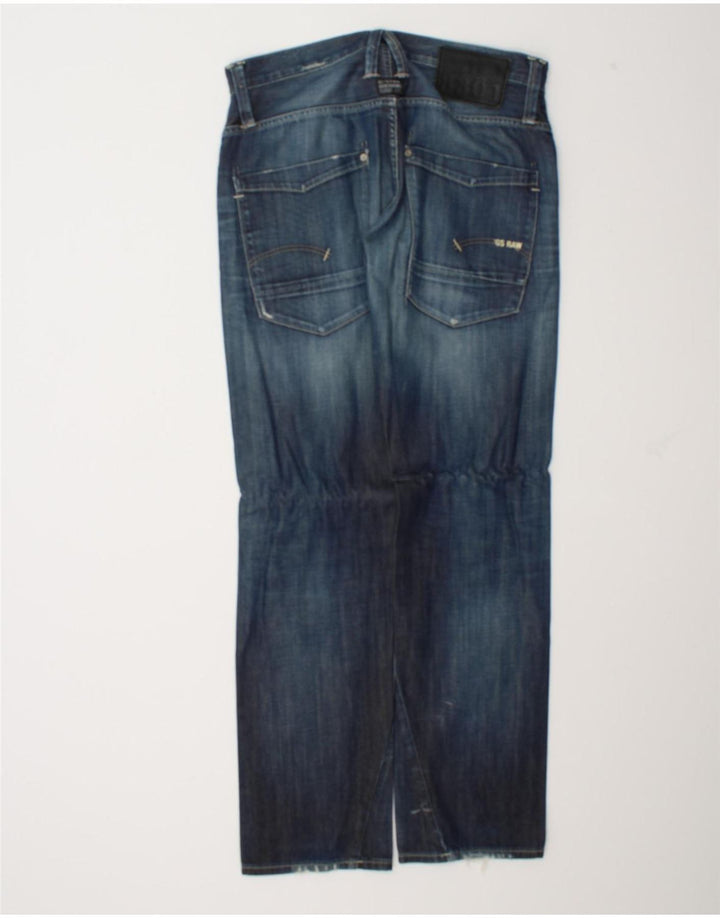 G-Star Mens Straight Jeans W33 L34 Blue Cotton