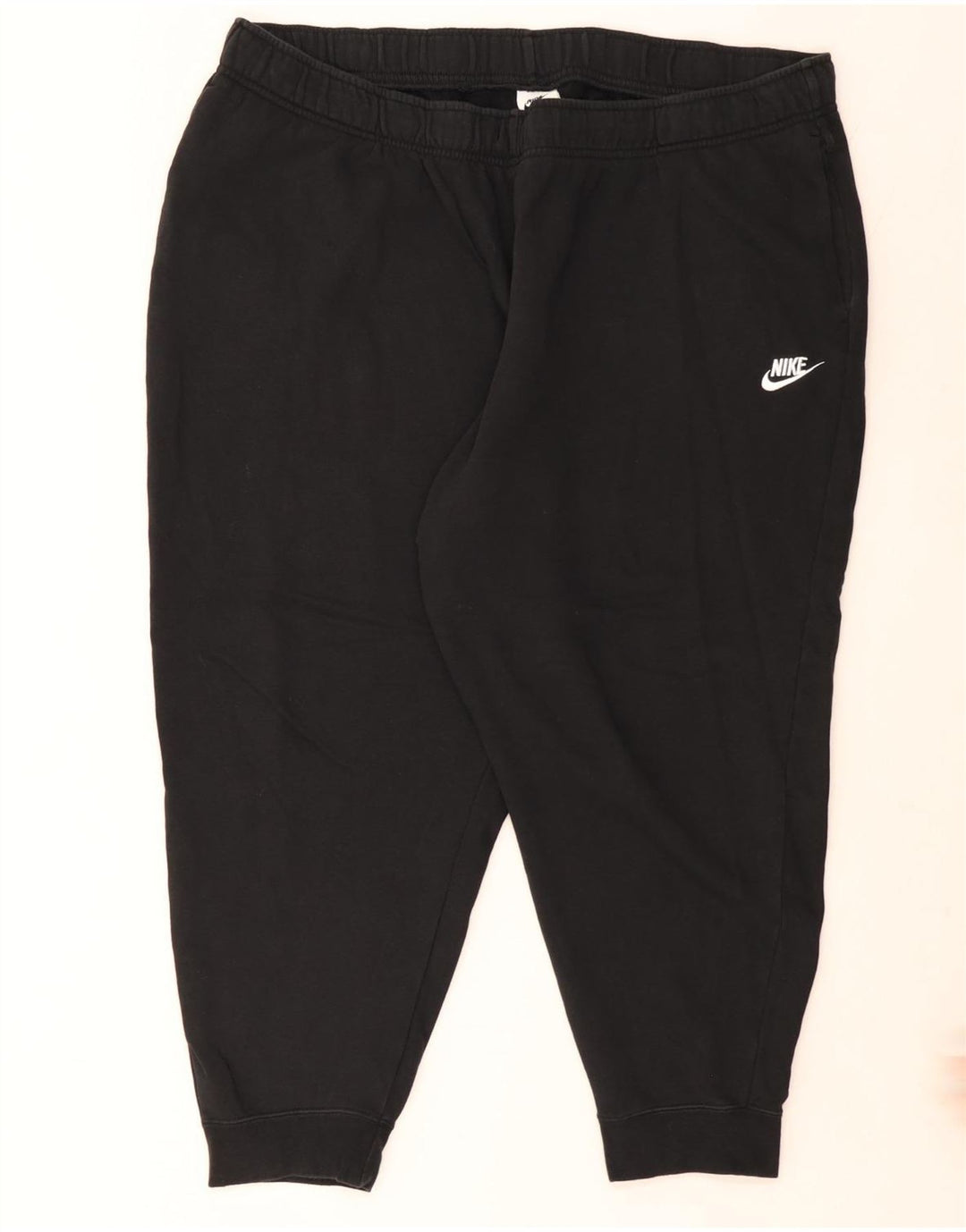 NIKE Mens Tracksuit Trousers Joggers 2XL  Black Cotton