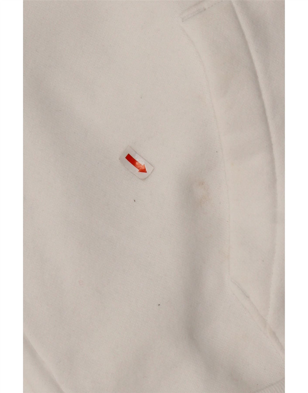 HOLLISTER Mens Hoodie Jumper Large White Cotton