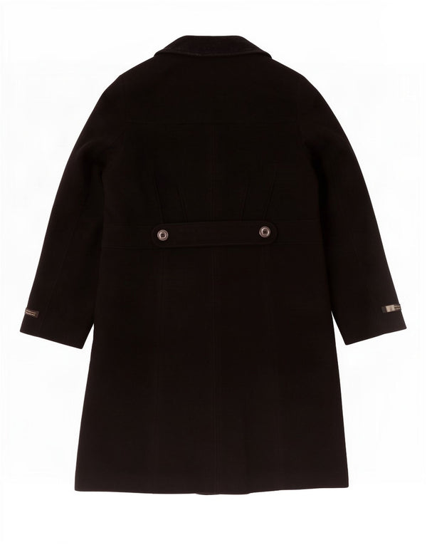 Marks & Spencer Womens Overcoat UK 18 XL Black Wool