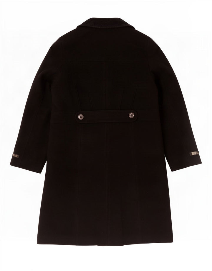 Marks & Spencer Womens Overcoat UK 18 XL Black Wool