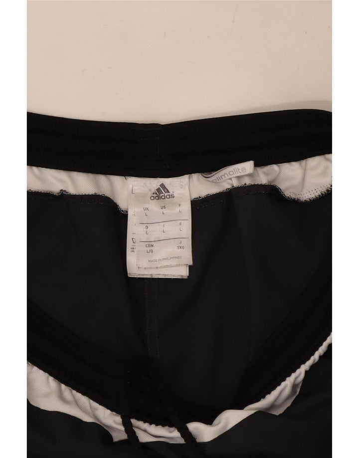Adidas Mens Climalite Sport Shorts Large Grey Colourblock Polyester