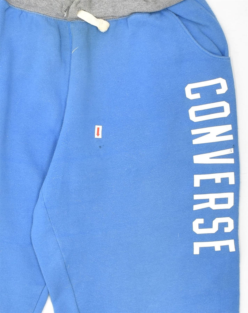 CONVERSE Boys Graphic Tracksuit Trousers Joggers 13-14 Years XL Blue | Vintage | Thrift | Second-Hand | Used Clothing | Messina Hembry 