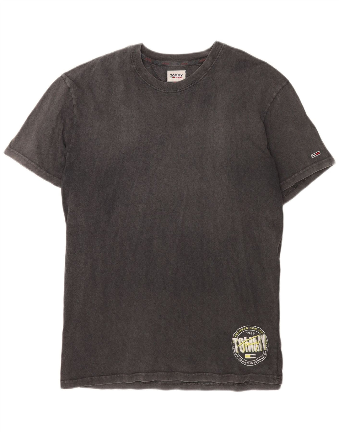Tommy Hilfiger Mens T-Shirt Top XL Grey Cotton