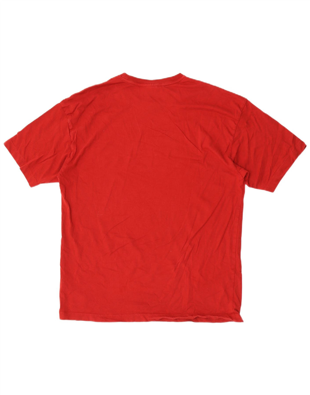 Lacoste Mens T-Shirt Top Size 6 XL Red Cotton