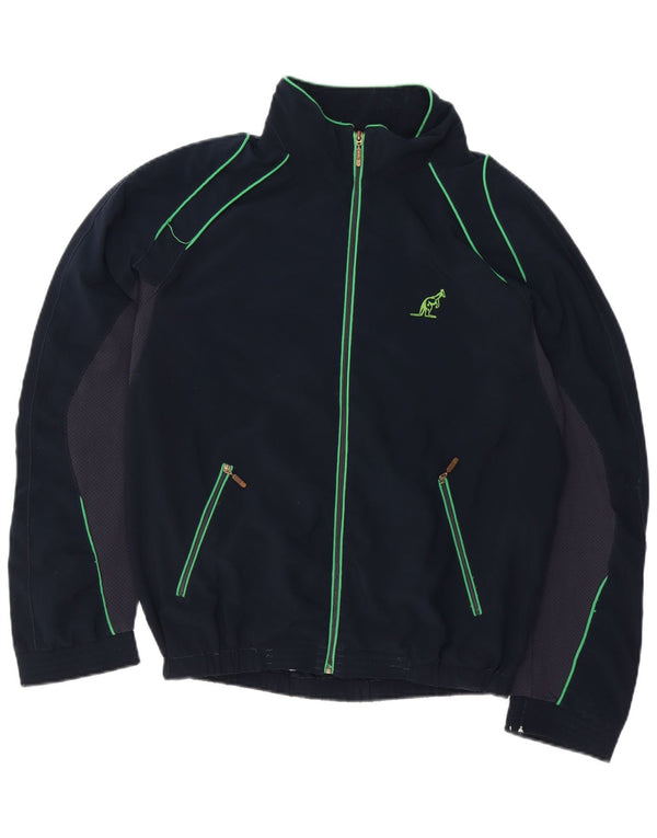 AUSTRALIAN L'ALPINA Mens Tracksuit Top Jacket IT 48 Medium Navy Blue