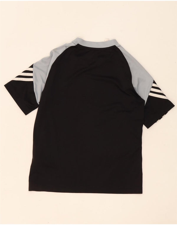 Fila Boys Climalite Graphic T-Shirt Top 11-12 Years Large Black Colourblock