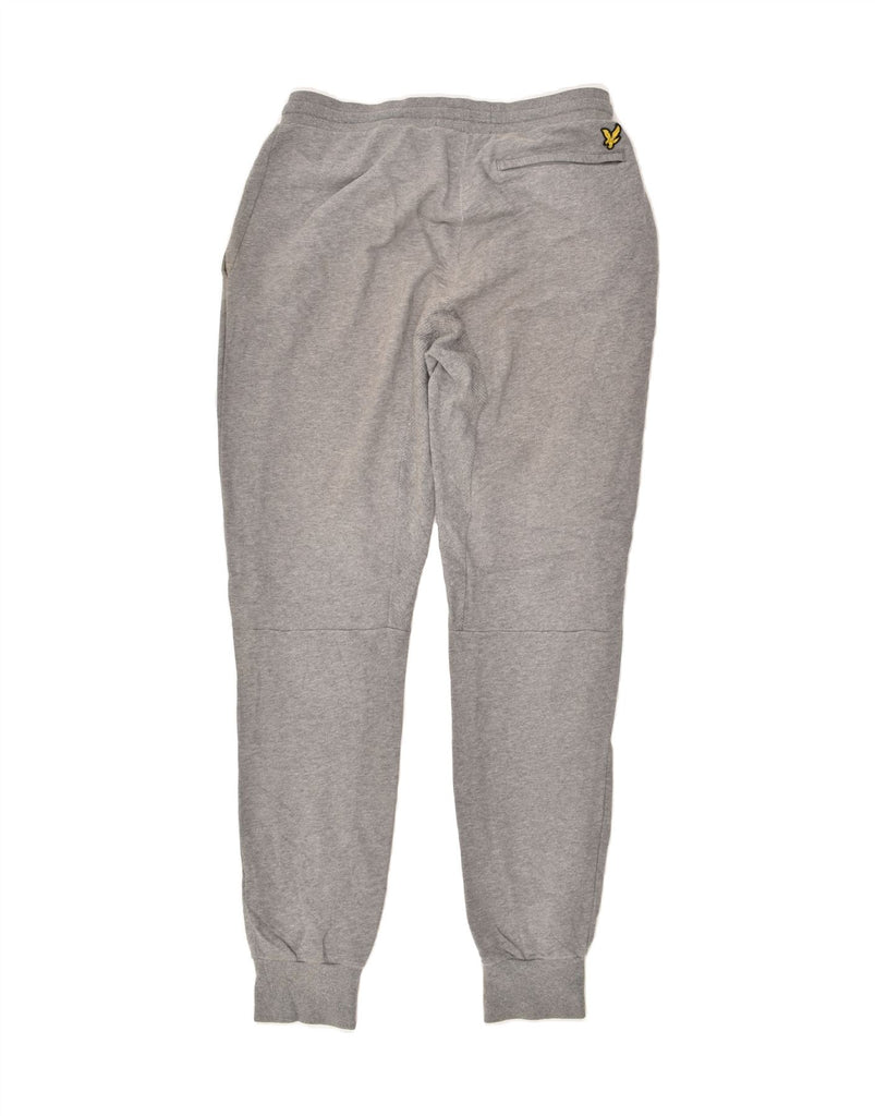 LYLE & SCOTT Mens Tracksuit Trousers Joggers Medium Grey Cotton | Vintage Lyle & Scott | Thrift | Second-Hand Lyle & Scott | Used Clothing | Messina Hembry 