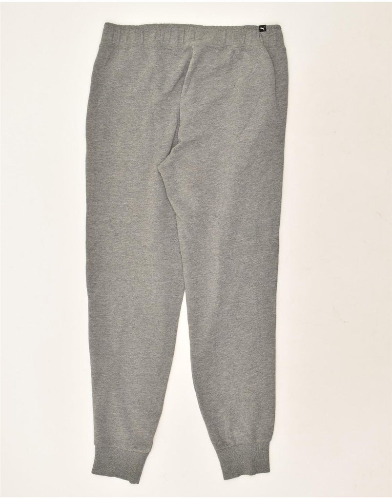 PUMA Mens Graphic Tracksuit Trousers Joggers Large Grey | Vintage Puma | Thrift | Second-Hand Puma | Used Clothing | Messina Hembry 