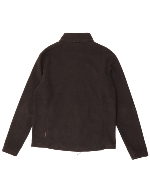 Jack Wolfskin Mens Fleece Jacket UK 36/38 Small Black Polyester