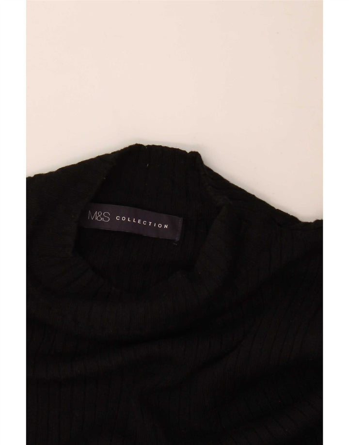 Marks & Spencer Womens Vest Top UK 10 Small Black
