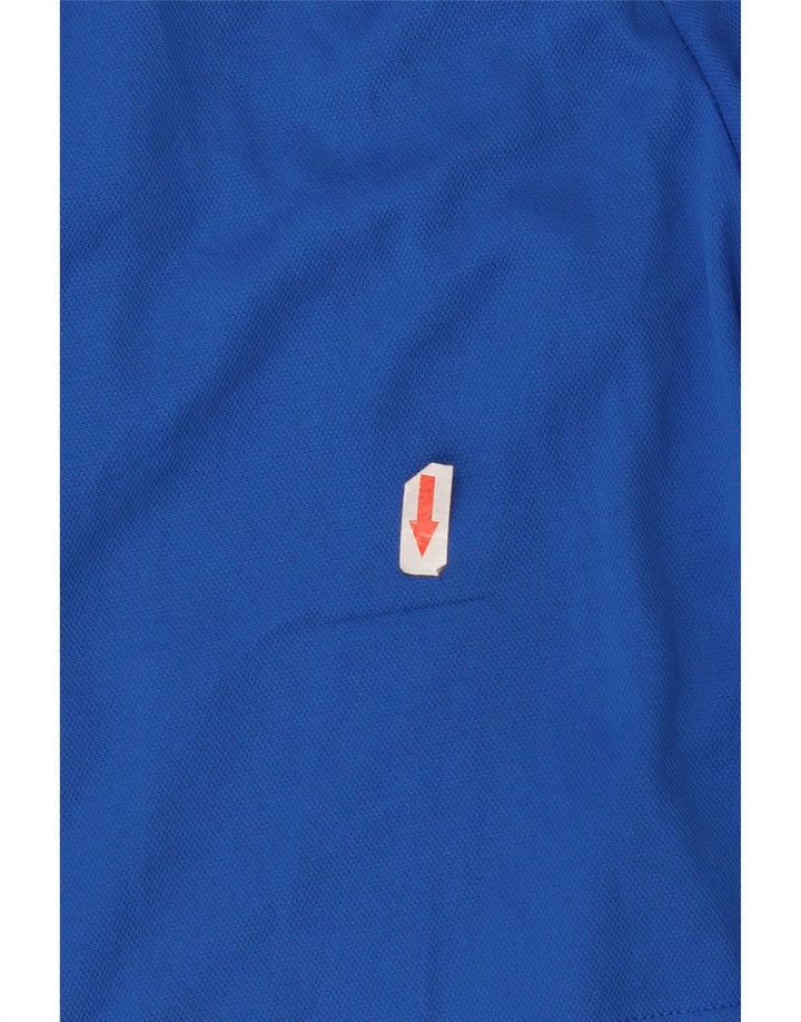 Kappa Mens Graphic Sport Shorts Large Blue Polyester