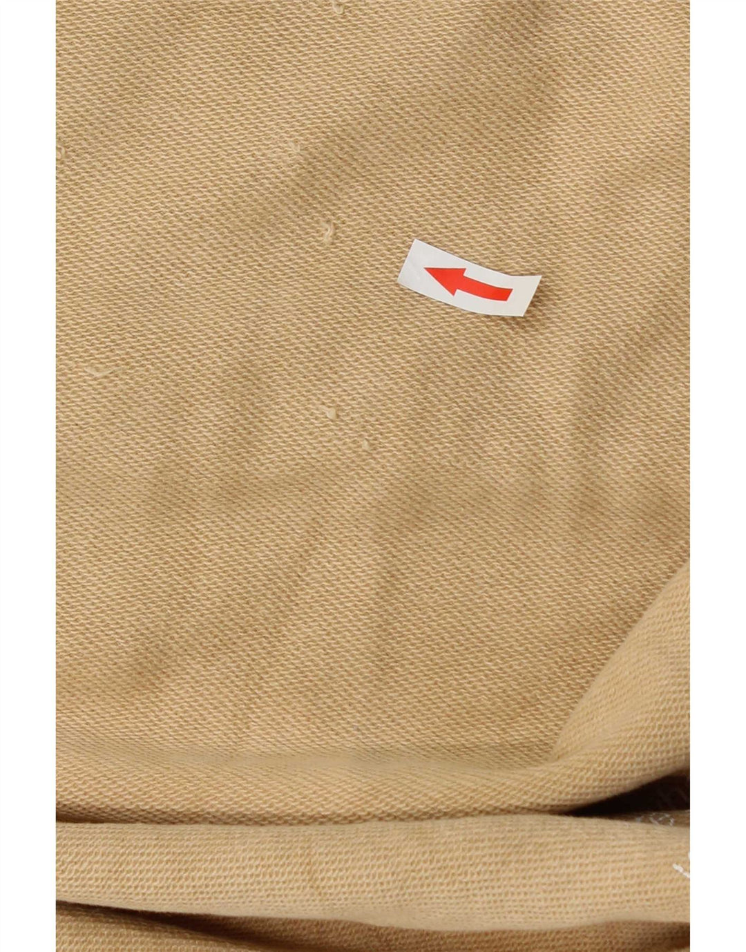 Gas Mens Graphic Sweatshirt Jumper Medium Beige Cotton