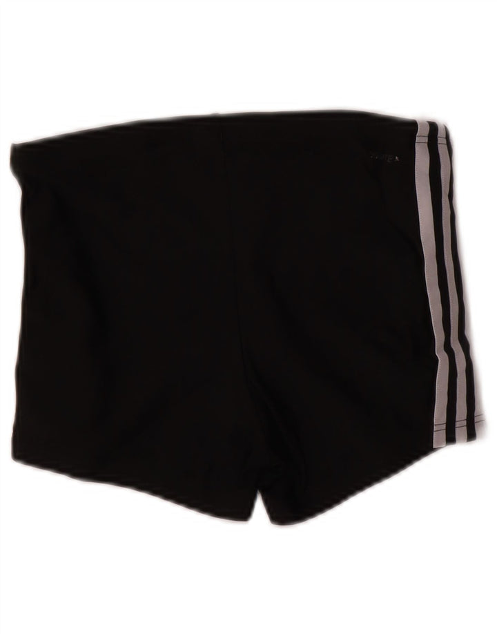 ADIDAS Womens Climalite Swimming Shorts UK 14 Large Black Polyester