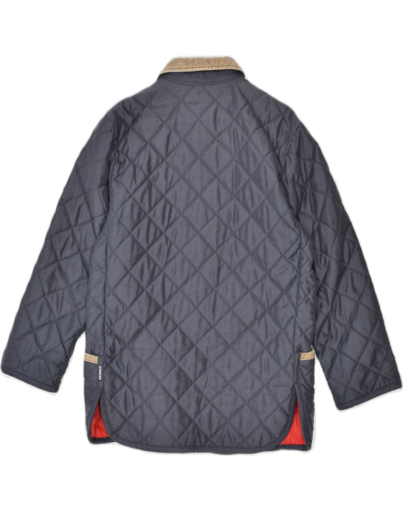 LES COPAINS Boys Quilted Jacket 13-14 Years Grey Cotton | Vintage Les Copains | Thrift | Second-Hand Les Copains | Used Clothing | Messina Hembry 