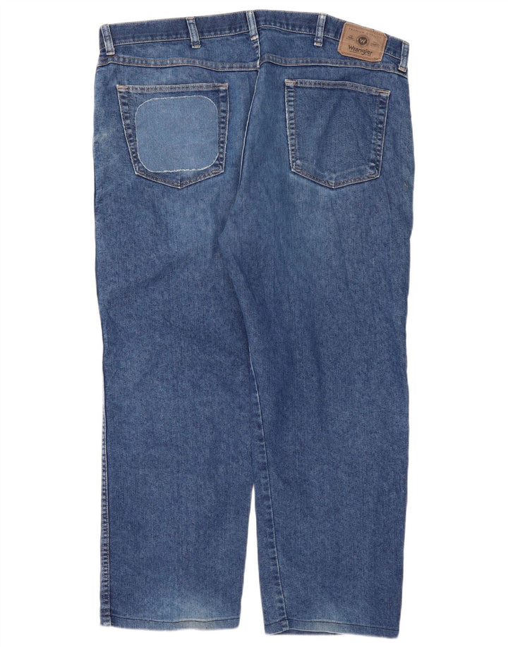 Wrangler Womens Regular Fit Straight Jeans W40 L29 Blue Cotton