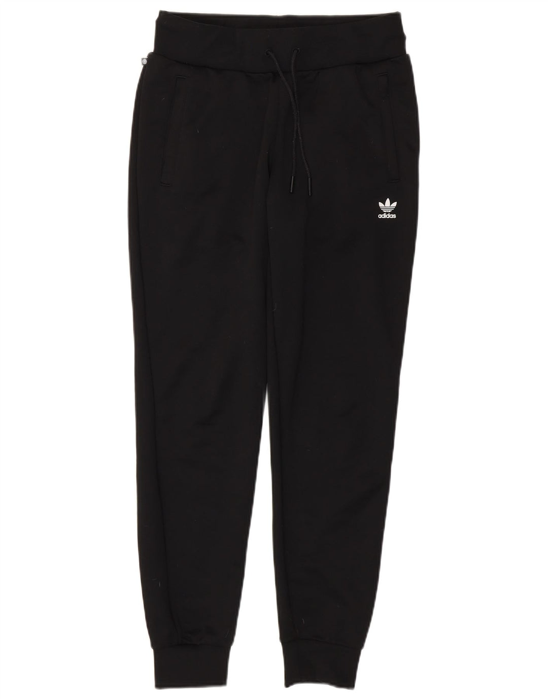 Adidas Womens Tracksuit Trousers Joggers UK 10 Small  Black Polyester