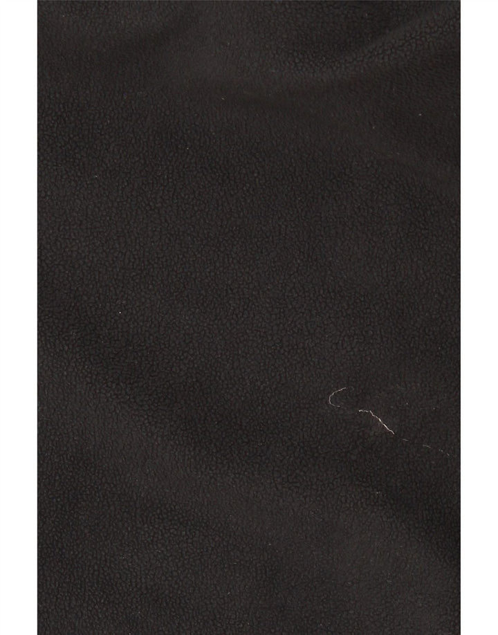 Columbia Mens Zip Neck Fleece Jumper XS Black Polyester