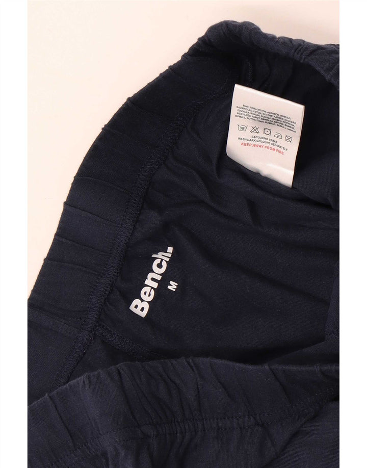 Bench Mens Graphic Sport Shorts Medium Navy Blue Cotton