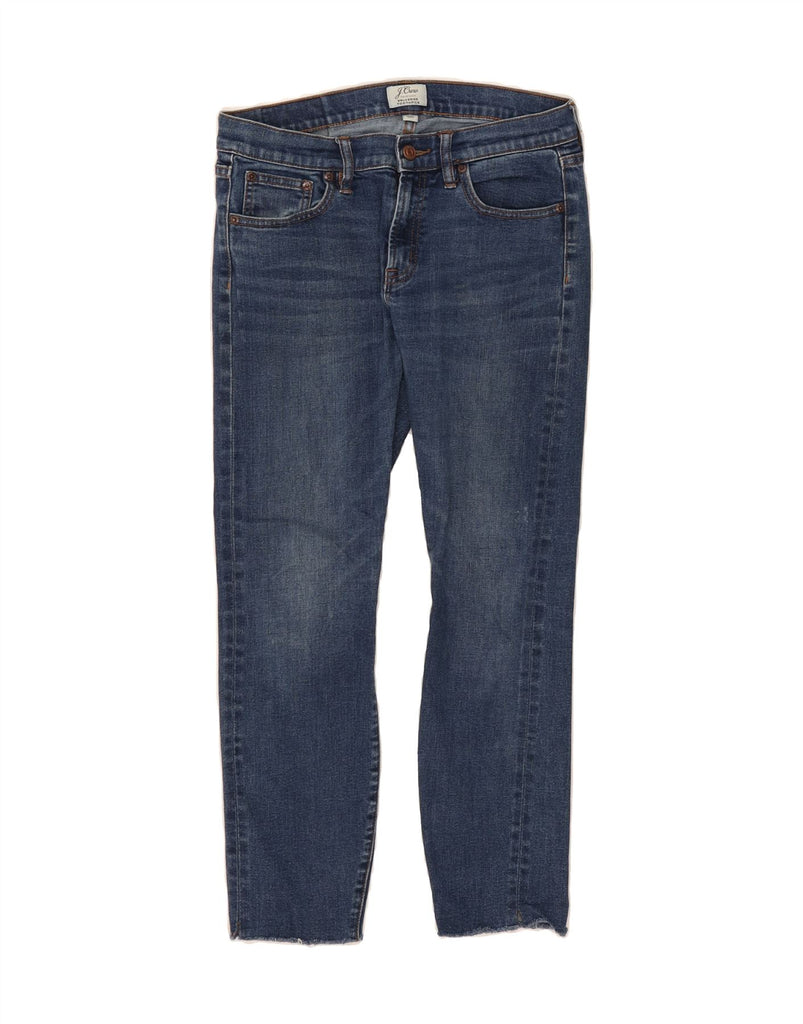 J. CREW Womens Toothpick Cropped Jeans W27 L24 Blue Cotton Vintage J. Crew and Second-Hand J. Crew from Messina Hembry 