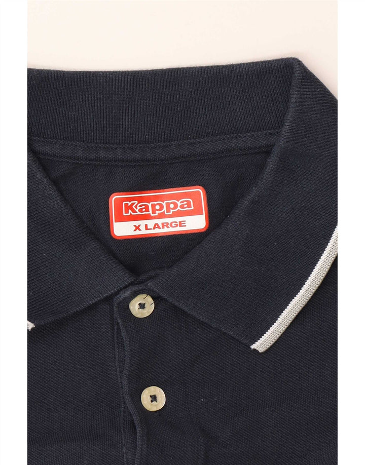 Kappa Mens Polo Shirt XL Navy Blue