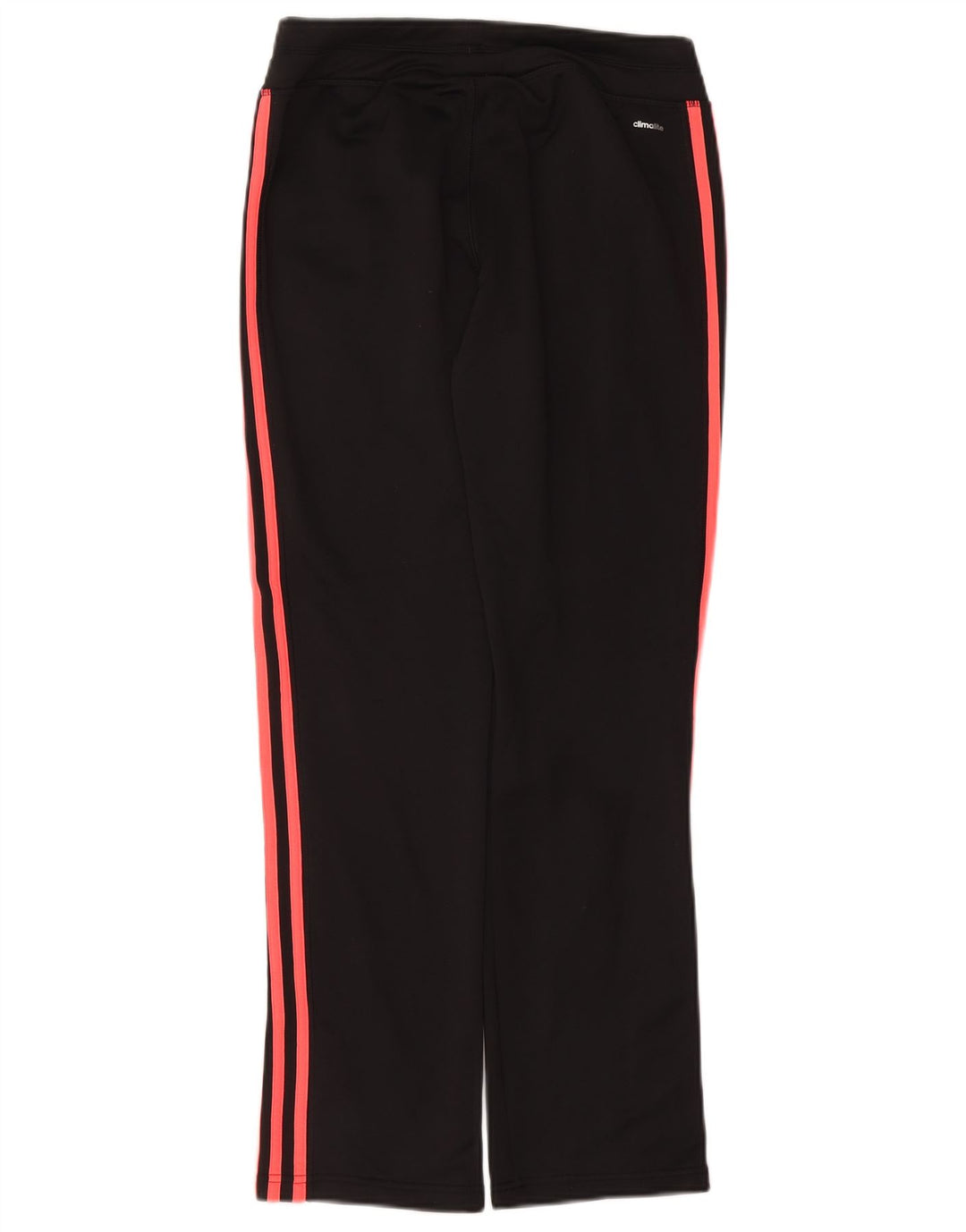 ADIDAS Womens Climalite Tracksuit Trousers UK 10 Small Black Polyester