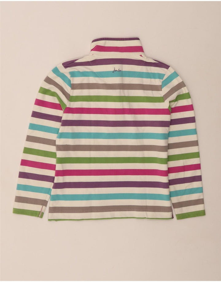 JOULES Womens Sweatshirt Jumper UK 10 Small Multicoloured Striped