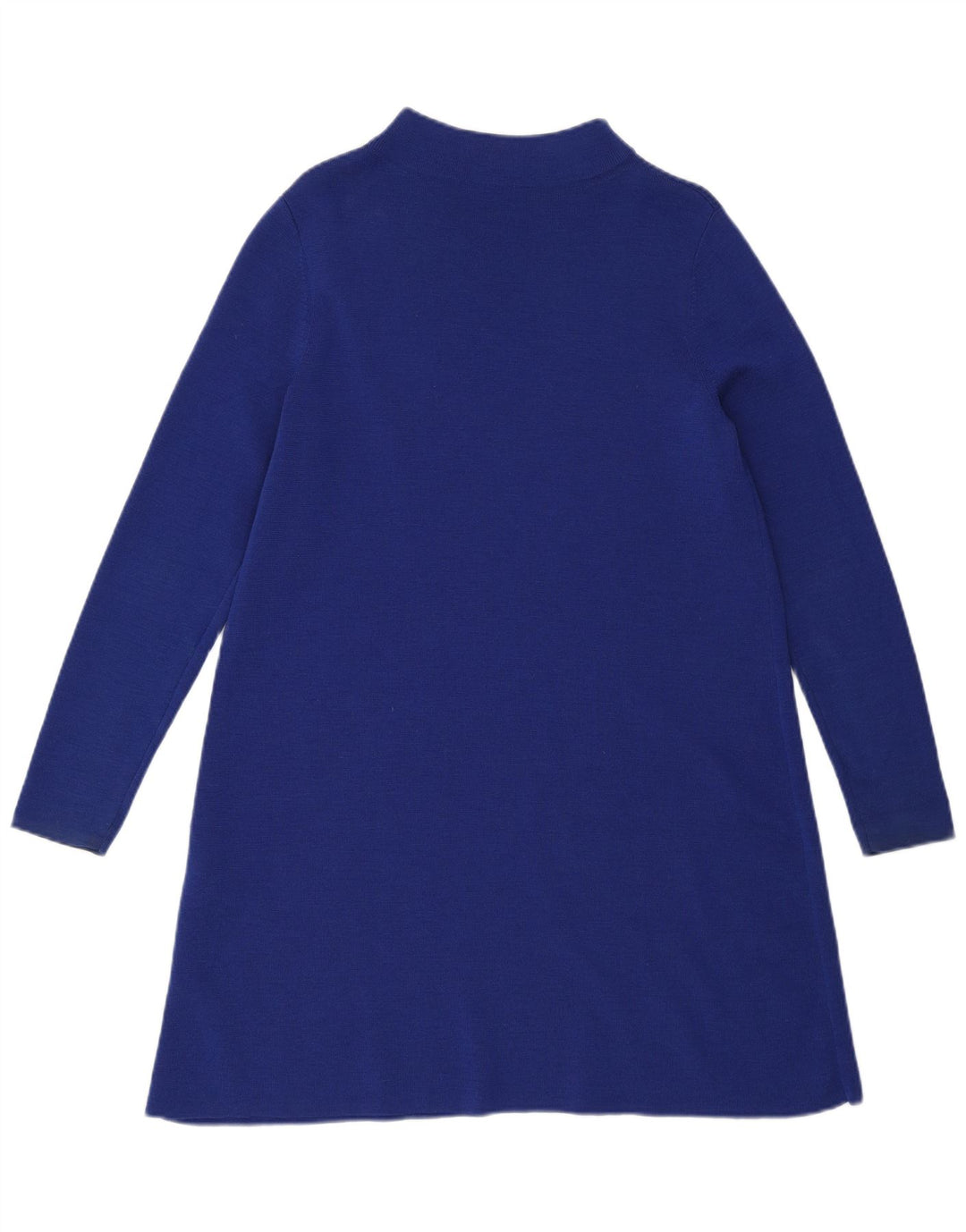 Cos Womens Jumper Dress UK 10 Small Blue Wool