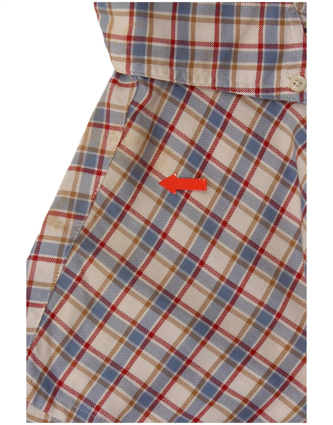 B.D. Baggies Mens Flannel Shirt XL Blue Check Cotton