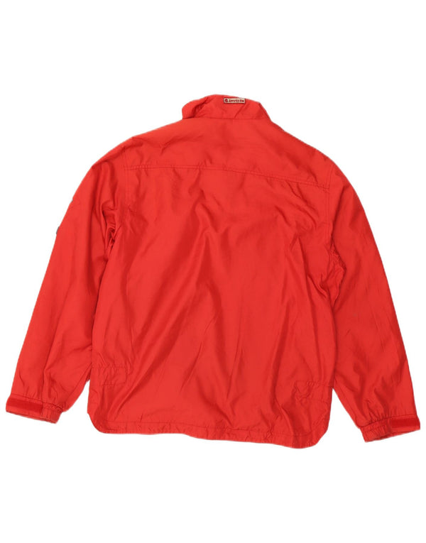 Invicta Mens Windbreaker Jacket UK 36 Small Red Polyamide